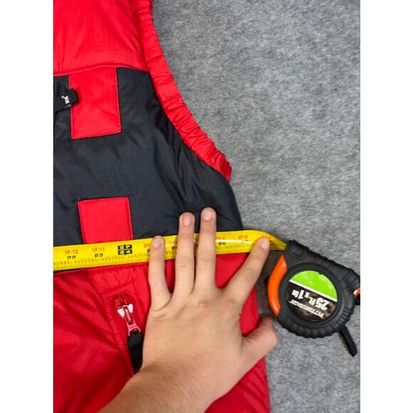 Vintage Helly Hansen Insulated Down Puffer Vest Mens XXL Red Black Zip Outdoor - Picture 6 of 6